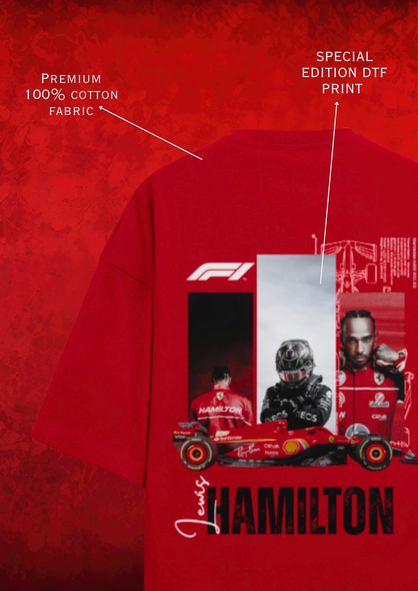 Elite F1 Premium Unisex Terry Oversized Tee