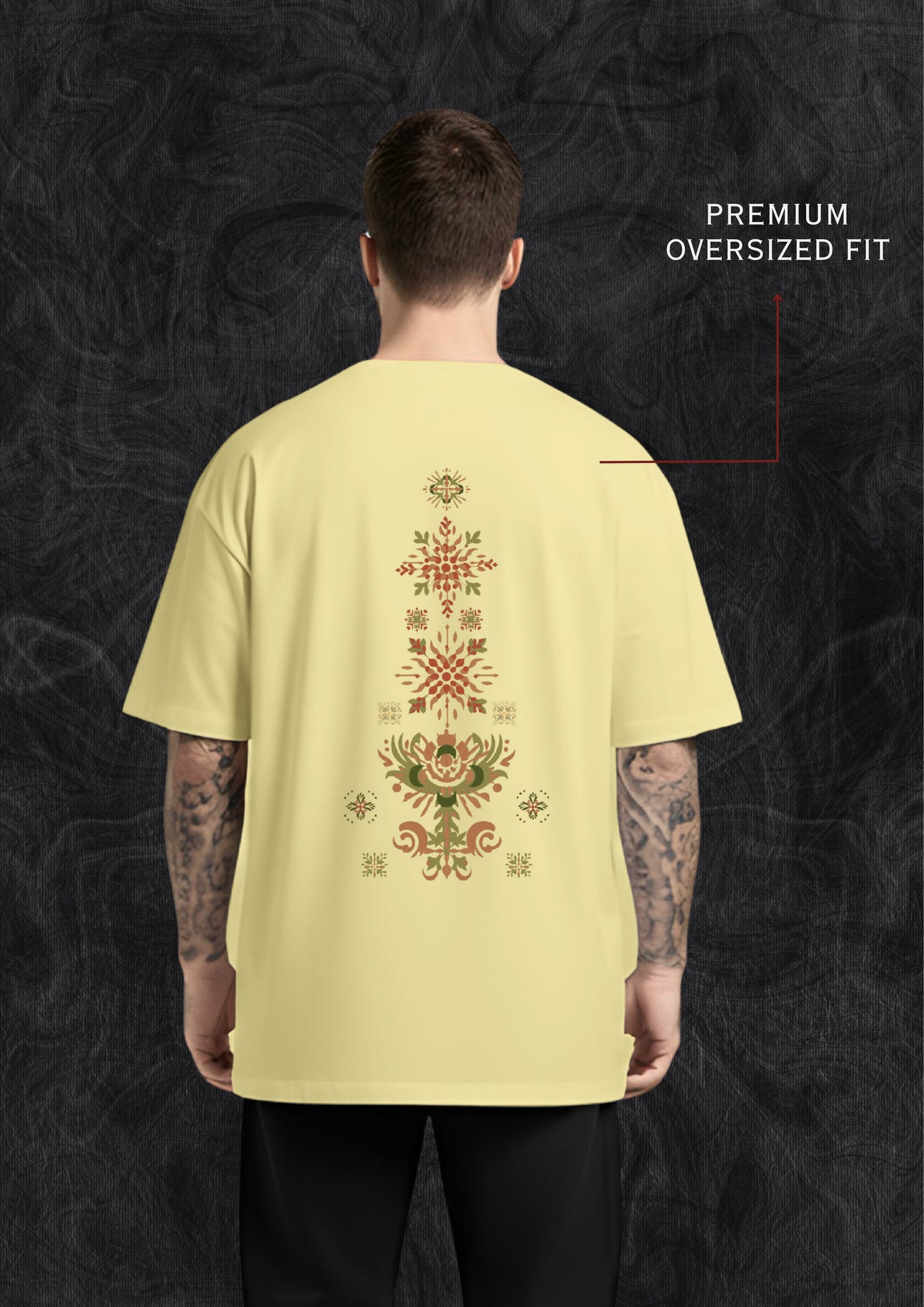 Zen Floral Unisex Oversized Standard T-Shirt