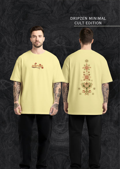 Zen Floral Unisex Oversized Standard T-Shirt