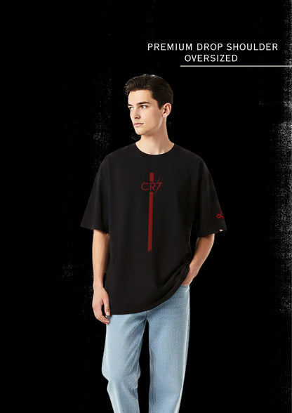 CR7 Elite Unisex Terry  Drop Shoulder Oversized Tee