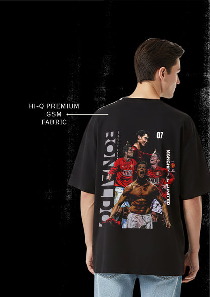CR7 Elite Unisex Terry  Drop Shoulder Oversized Tee
