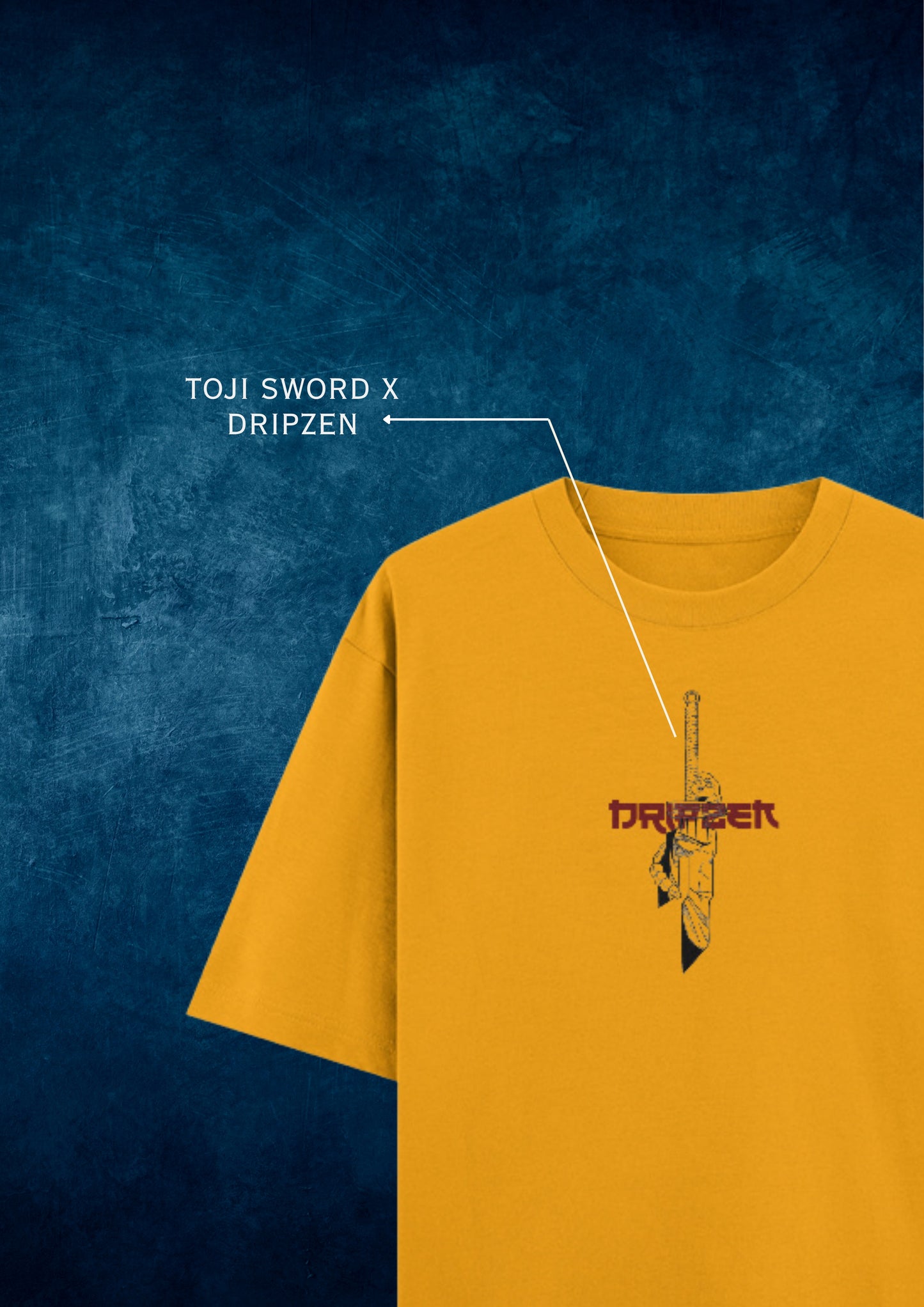 Toji Gold Unisex Oversized Classic T-Shirt