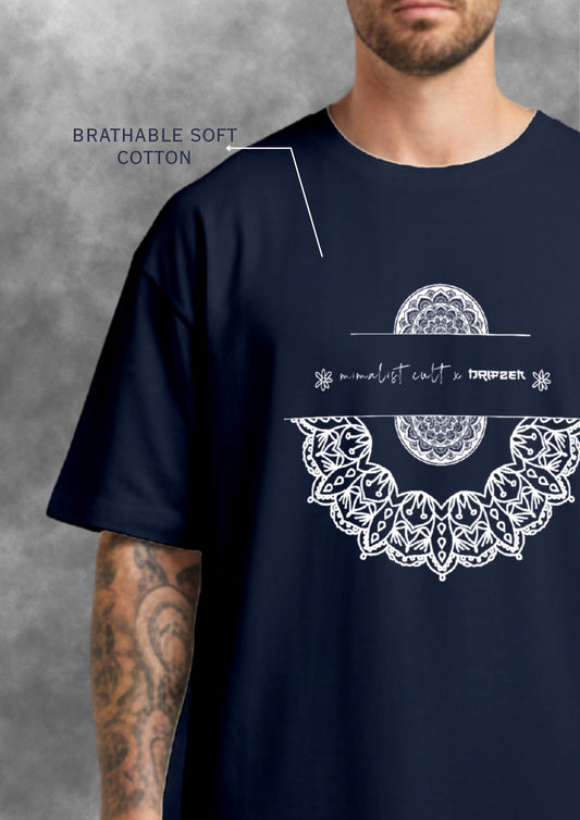 Dripzen Minimal Cult Unisex Oversized Standard T-Shirt