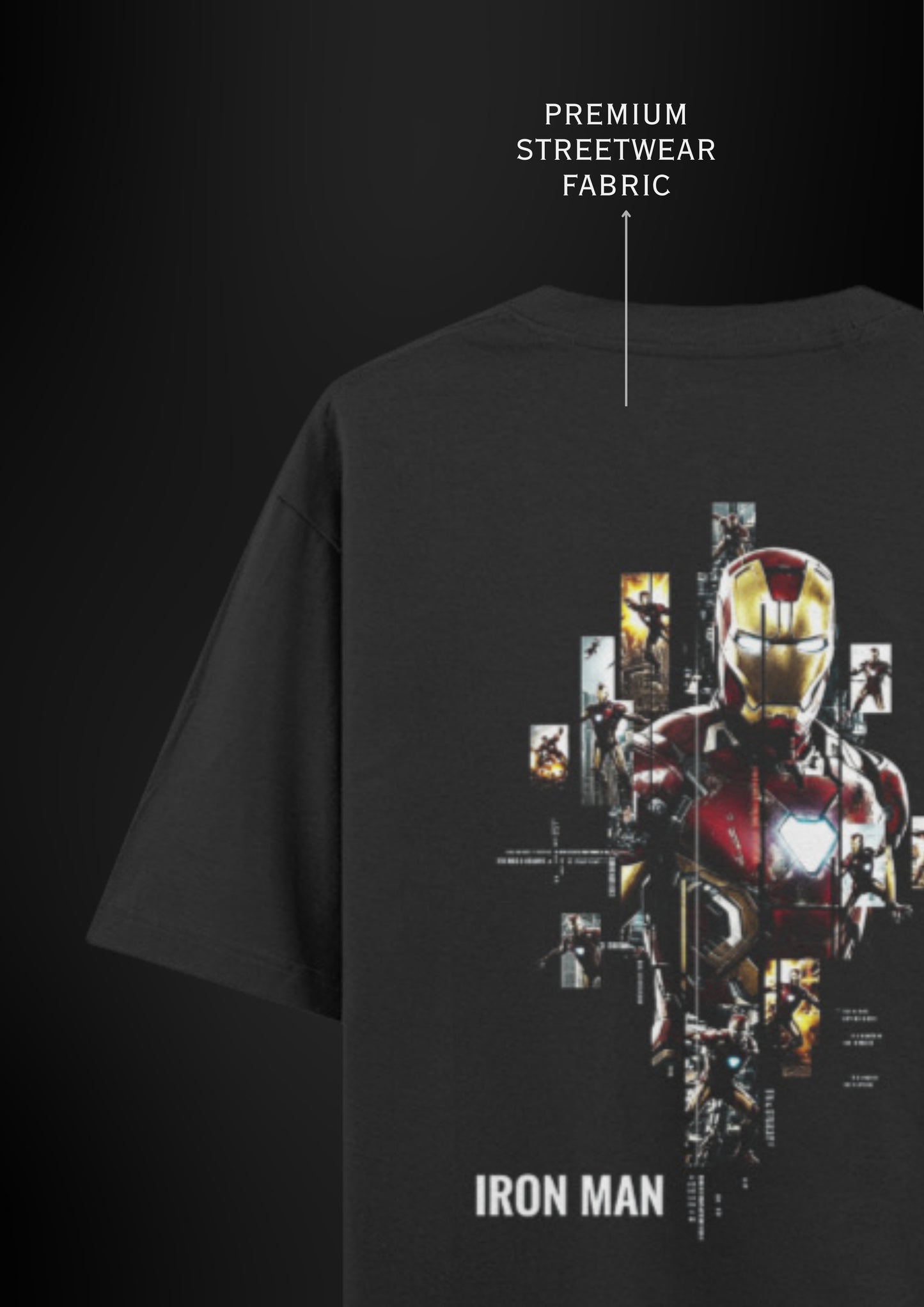 Ironman Marvel Unisex Oversized Classic T-Shirt